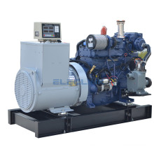 Heater Exchange 120kw 163hp Chinese Emergency Marine Diesel Generator Powered Weichai Engine WP6CD132E200 For Vessel